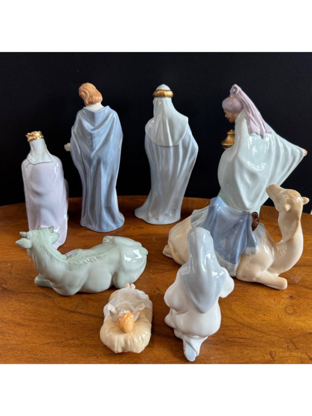 AVON Bethlehem Nativity Collection 8pc OBrien 1994 Christmas Figurine Set - Picture 12 of 16